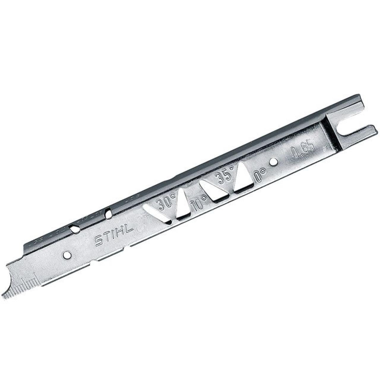 Feillehre (für 1/4''-, 3/8'' P-, 0.325''-, 3/8''-Kette)